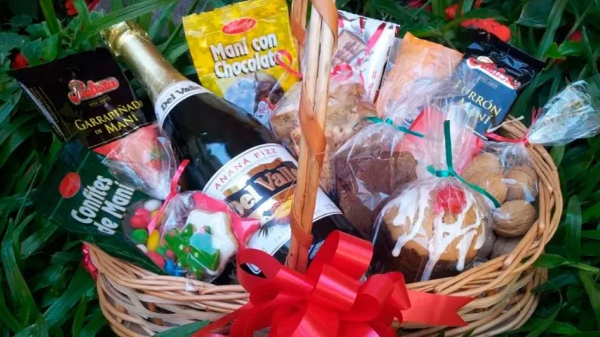 Canasta navideña