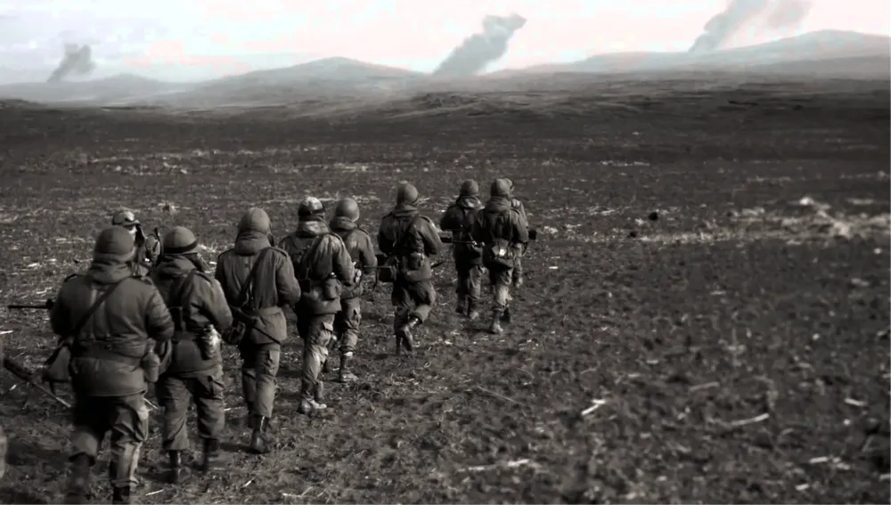 Tropas argentinas en las Islas