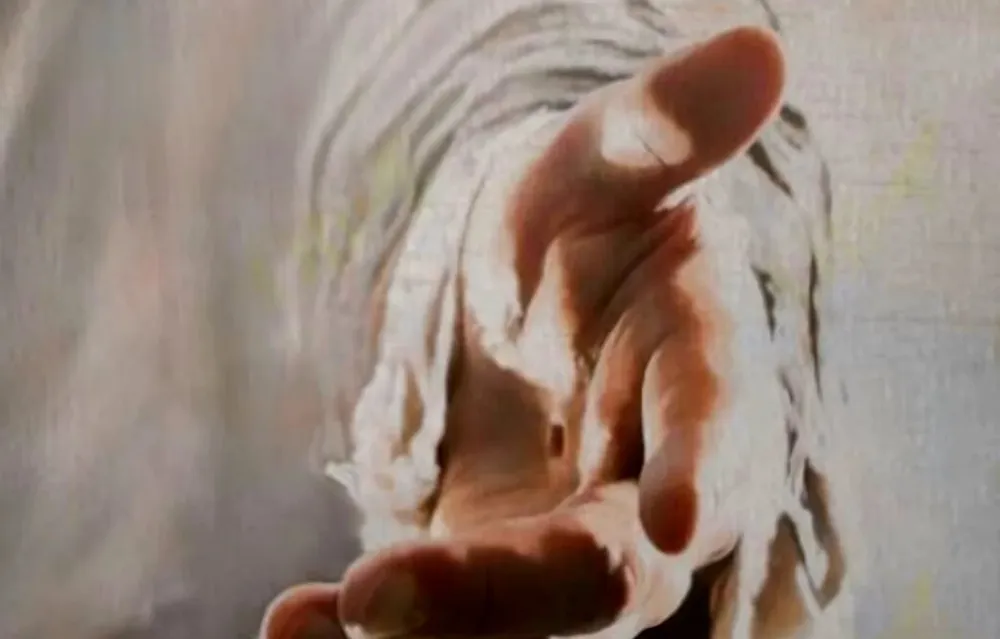 mano de jesus
