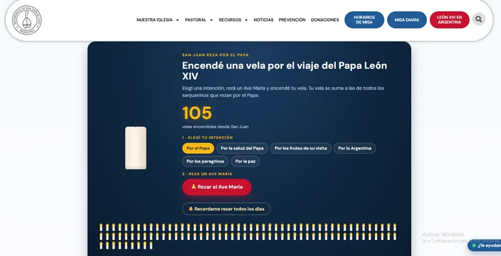 REZAR POR EL PAPA